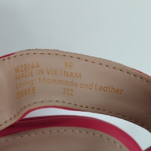 New Cole Haan Womens GA Addison Flatform Wedge Pink Platform Sandals Size 9 - Picture 12 of 13